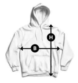 storleksguide på klasströja eller skoltröja för 9:ans avslutning