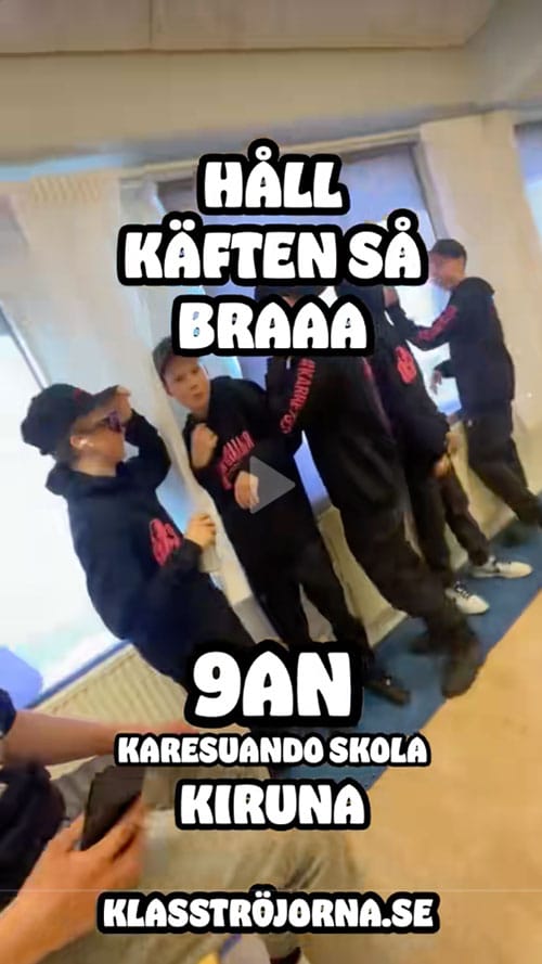 Klass med klasströjor
