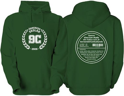 klasströjor exempel butelgrön