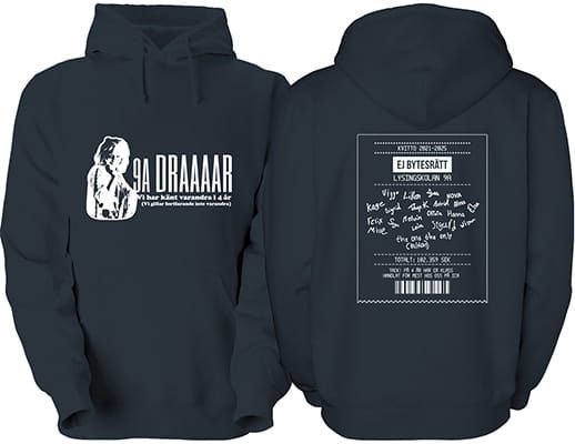 klasströjor exempel marinblå